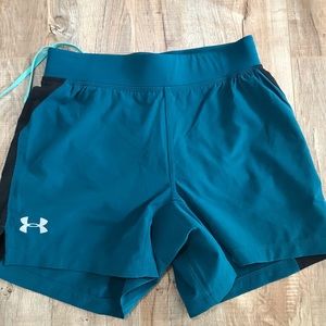 Under Armour: Teal Lined Shorts